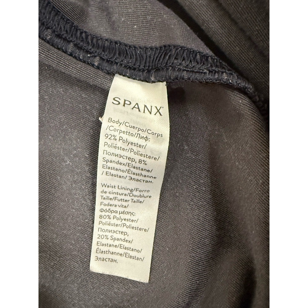 Spanx Womens Velvet High Rise Pull On Leggings Silver Gray Size Large - Picture 8 of 10